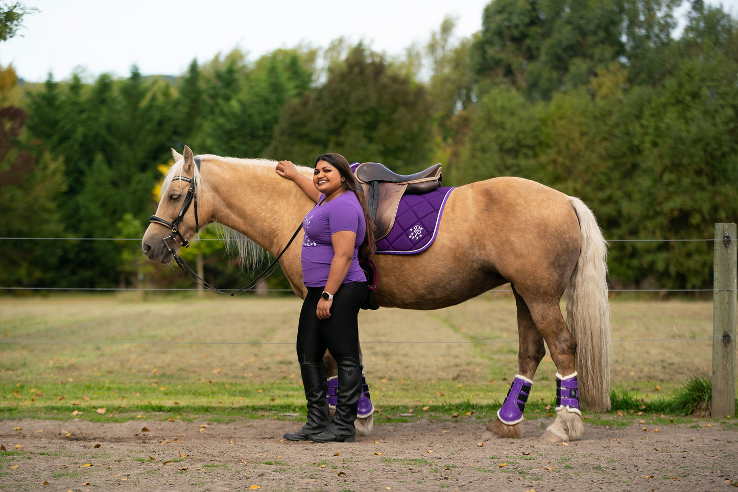 Amethyst Purple Punk Ponies Shirts