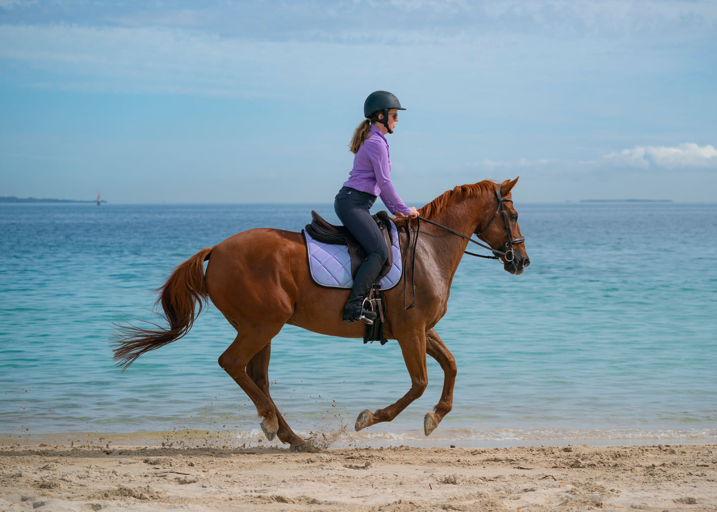 Mermaid Glitter Saddle Pads - Jump, GP, and Dressage cuts