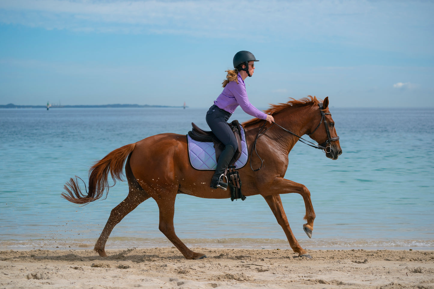 Mermaid Glitter Saddle Pads - Jump, GP, and Dressage cuts