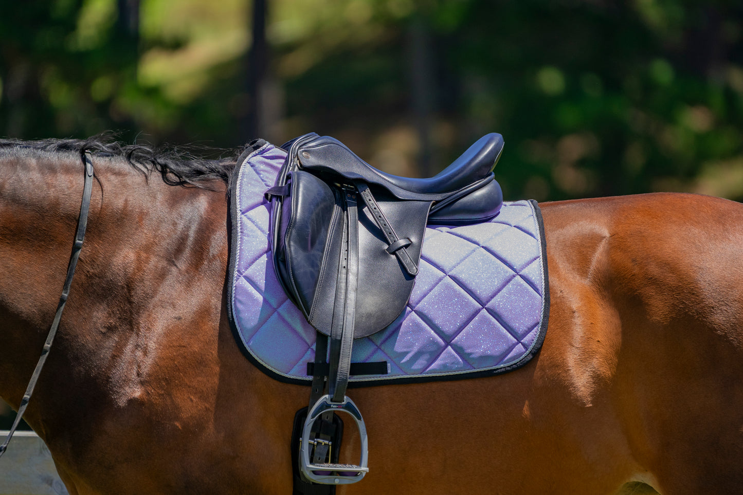 Mermaid Glitter Saddle Pads - Jump, GP, and Dressage cuts