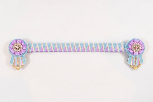 Peppermint and Lavender 14.5" Show Browband