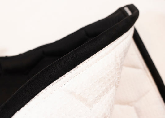 SECONDS "Sambuca" Black Suede Dressage Pad