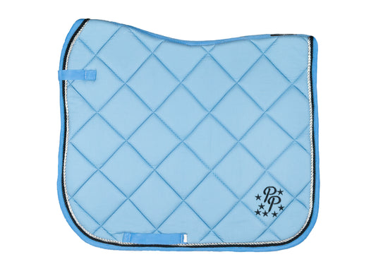 Cornflower/Baby Blue Saddle Pads - Jump, GP, and Dressage cuts