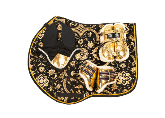 Black Jacquard Jump Set