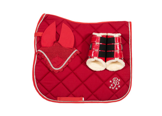 Cherry Red Dressage Set