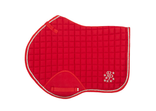 Cherry Red Saddle Pads - Jump, GP, and Dressage cuts