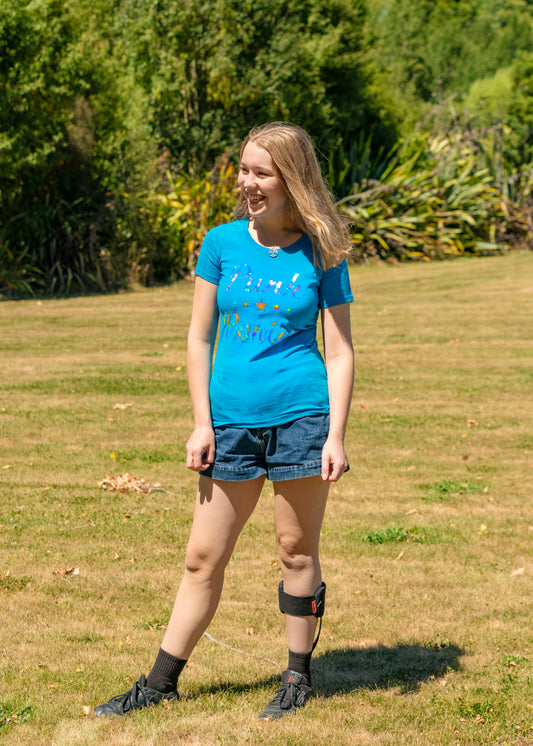 Santorini Blue Punk Ponies Shirts