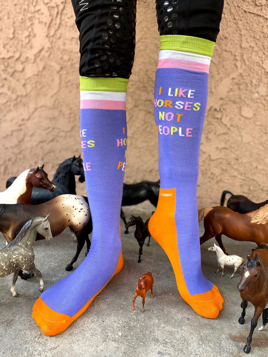 I Like Horses Not People - Dreamers and Schemers Socks