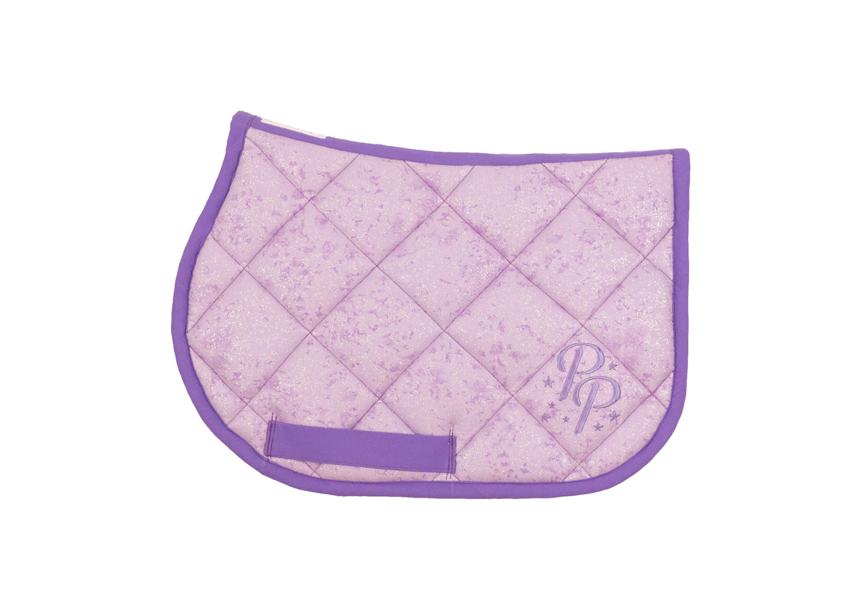 Handmade Lavender Shimmer Mini Saddle Pad Punk Ponies