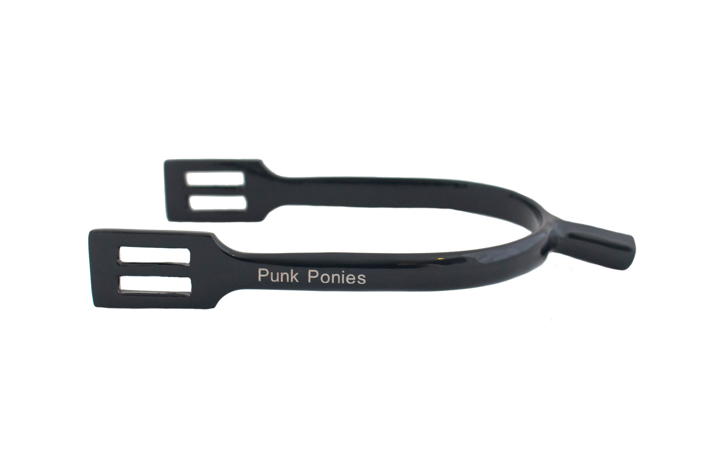 Black Flat End Spurs