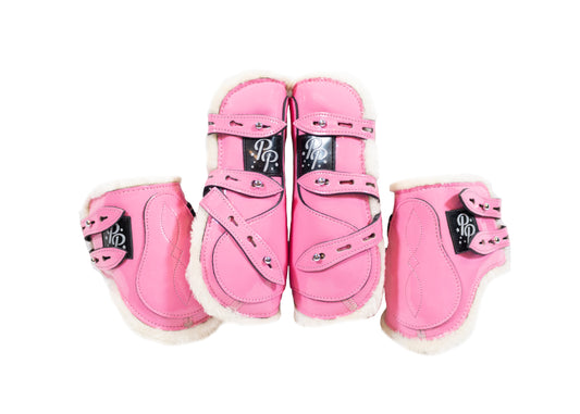 Open Front Boots - Set of four