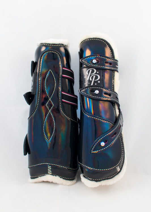 Holo/Glitter Open Front Boots - Fronts Only