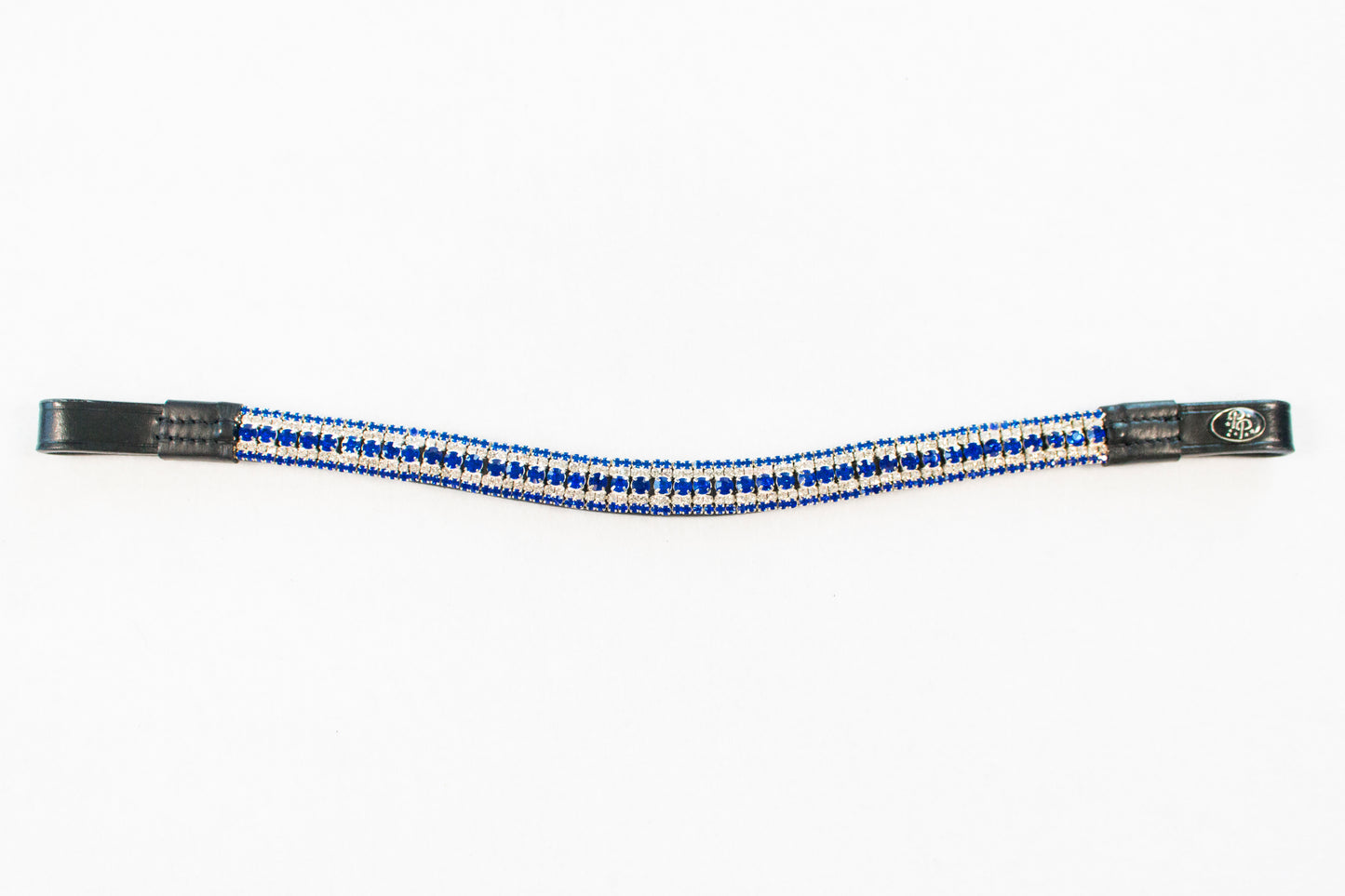 Black Leather Bling Browbands