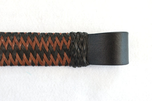 Dark Brown and Chestnut 16" Hunter Browband