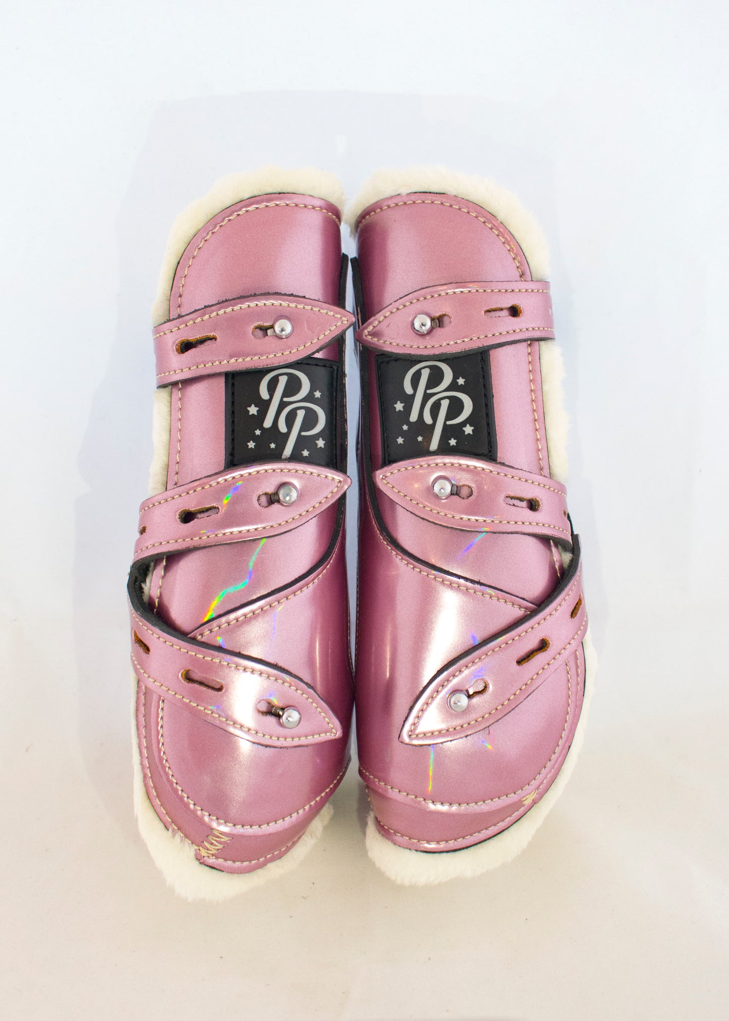 Holo/Glitter Open Front Boots - Fronts Only