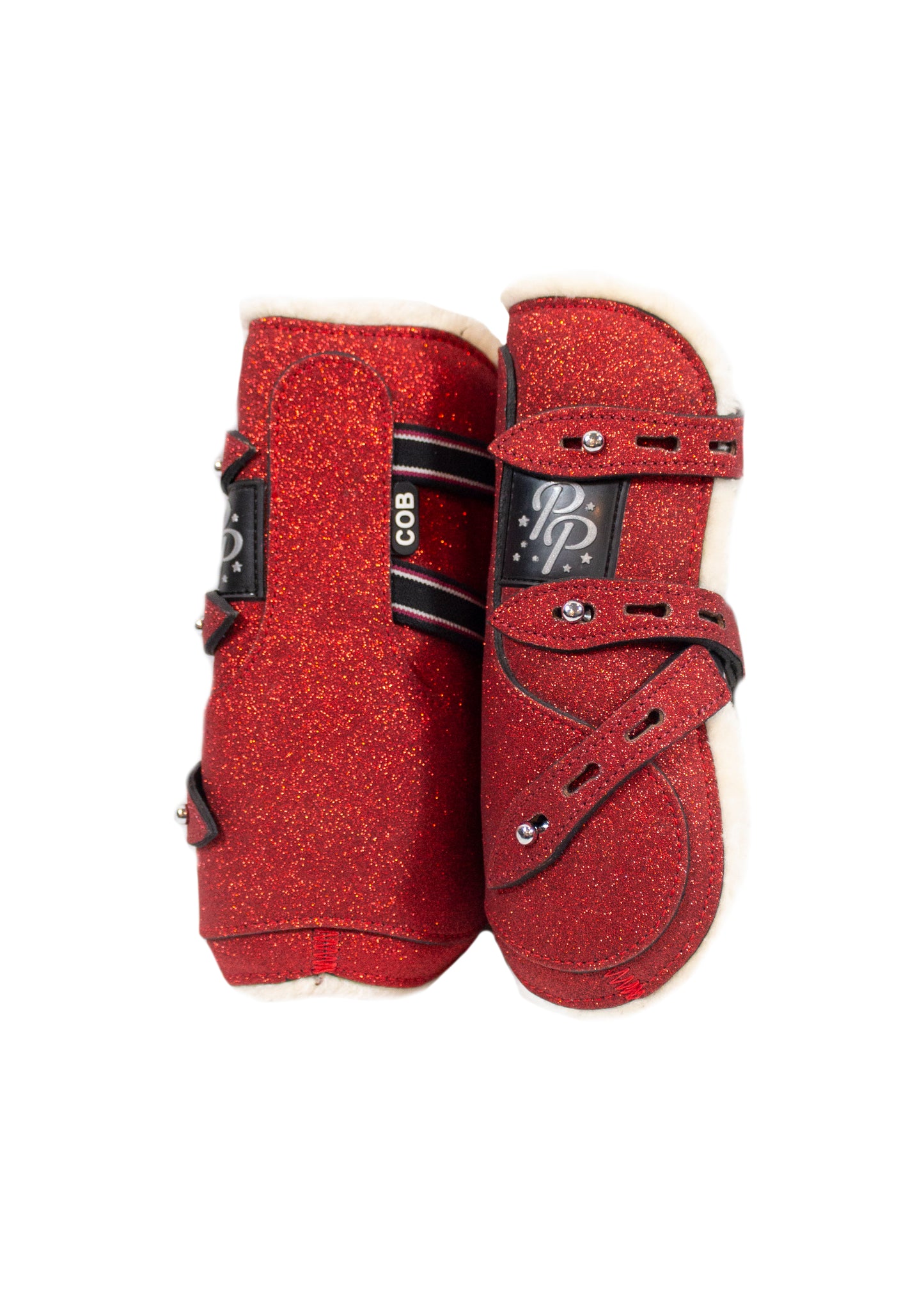 Holo/Glitter Open Front Boots - Fronts Only