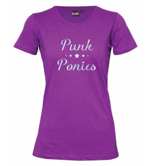 Amethyst Purple Punk Ponies Shirts