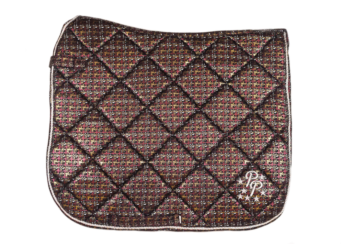 LE Paris Burgundy Suede Dressage Pad