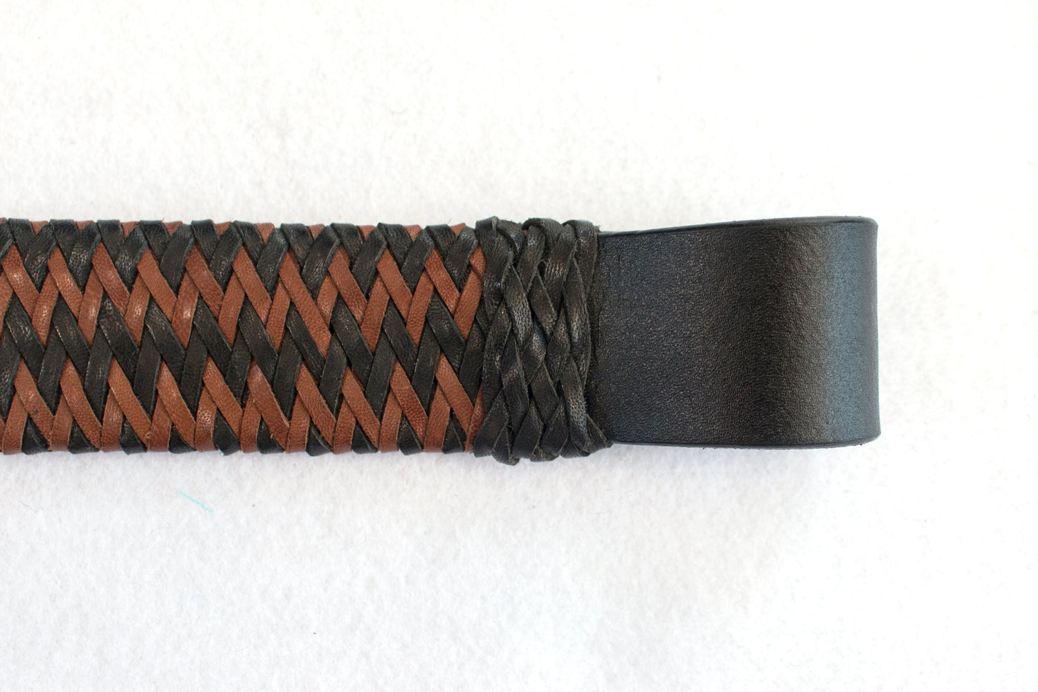 Hunter/Braided Leather Browbands