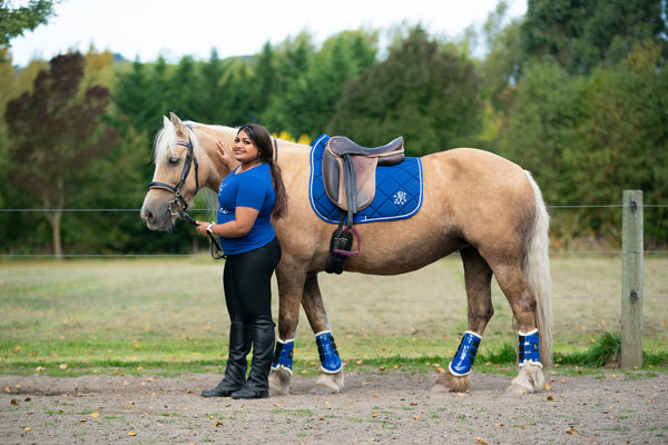 Royal Blue Saddle Pads - Jump, GP, and Dressage cuts