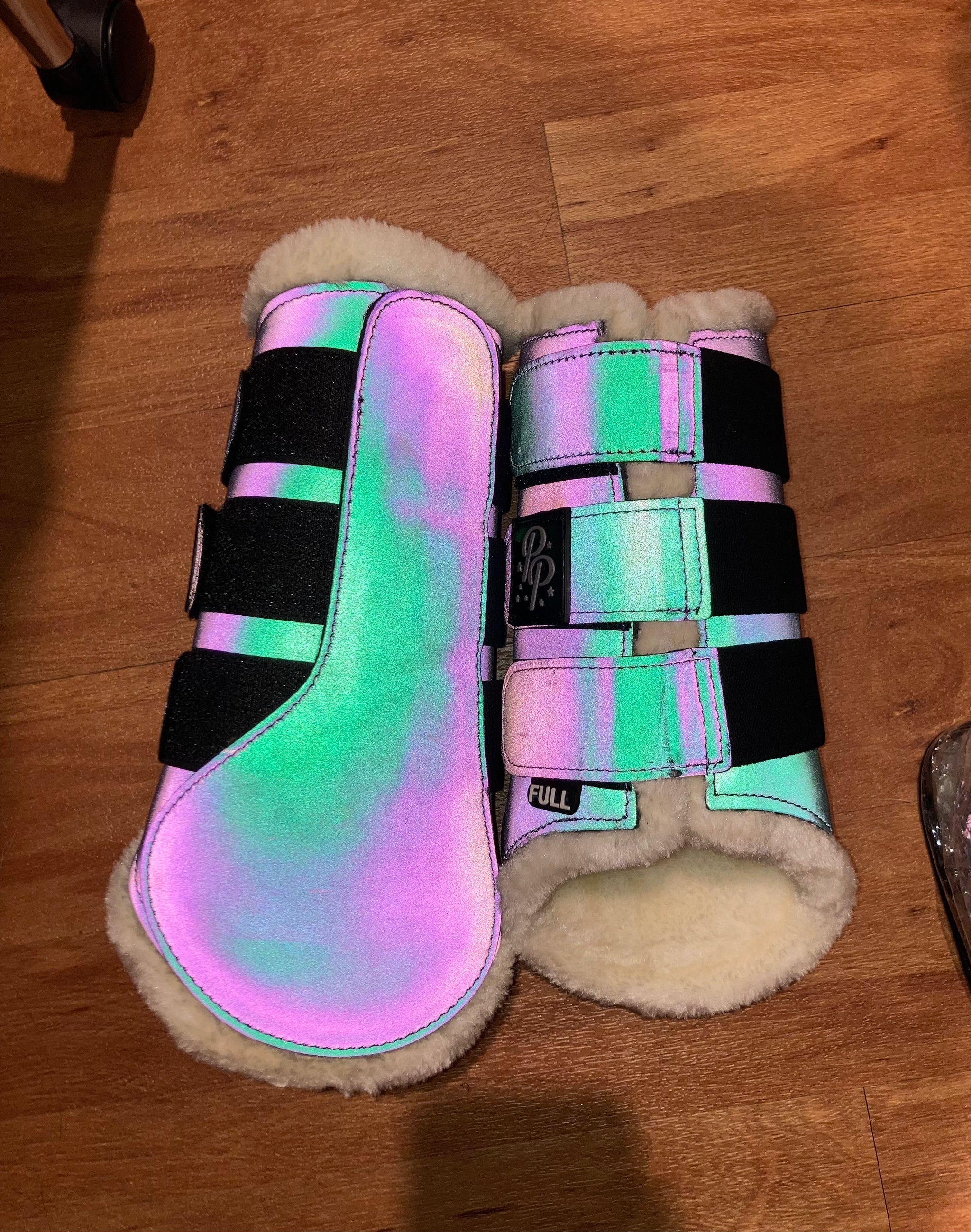 Holographic horse boots sale