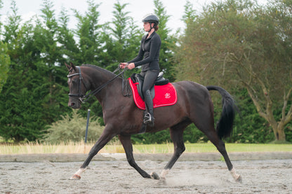 Cherry Red Saddle Pads - Jump, GP, and Dressage cuts