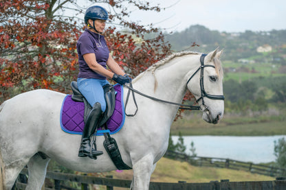 Limited Edition Hydrangea Saddle Pads - Jump, GP, and Dressage cuts
