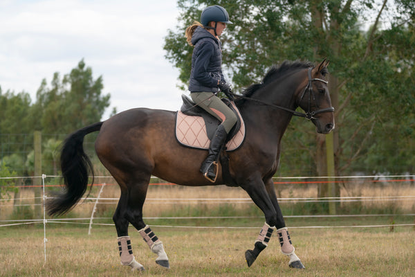 Rose Gold Glitter GP Saddle Pad