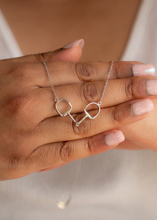 "Snaffle" Sterling Silver Necklace