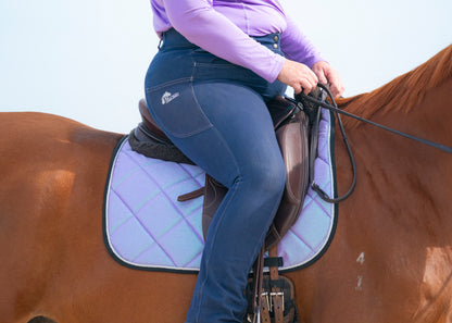 Mermaid Glitter Saddle Pads - Jump, GP, and Dressage cuts