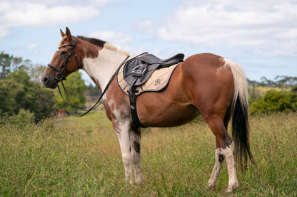 Tropical Sunset Colour Changing Saddle Pads - Jump, GP, and Dressage cuts