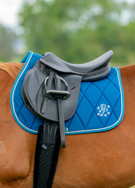 Topaz/Turquoise Saddle Pads - Jump, GP, and Dressage cuts