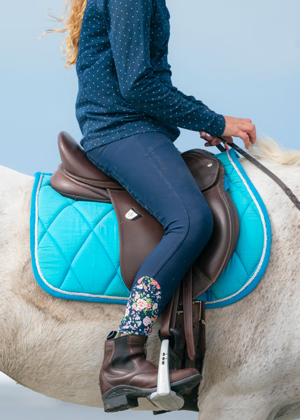 Turquoise Saddle Pads - Jump, GP, and Dressage cuts