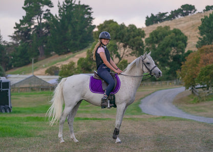 Amethyst Purple Saddle Pads - Jump, GP, and Dressage cuts