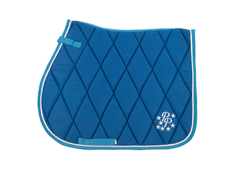 Topaz/Turquoise Saddle Pads - Jump, GP, and Dressage cuts
