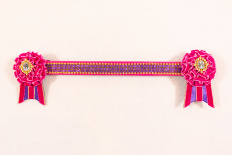 Magenta and Purple 13.5" Show Browband
