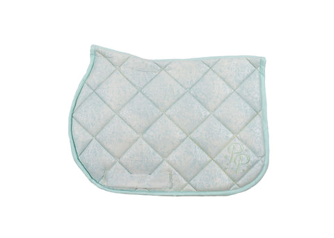 Handmade Mint Shimmer Small Pony Size GP Saddle Pad