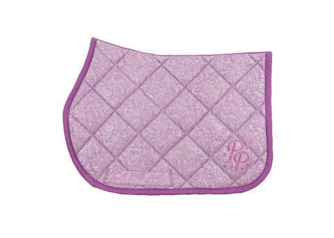 Handmade Lilac Pinky-Purple Shimmer Small Pony Size GP Saddle Pad