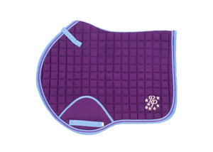 Limited Edition Hydrangea Saddle Pads - Jump, GP, and Dressage cuts