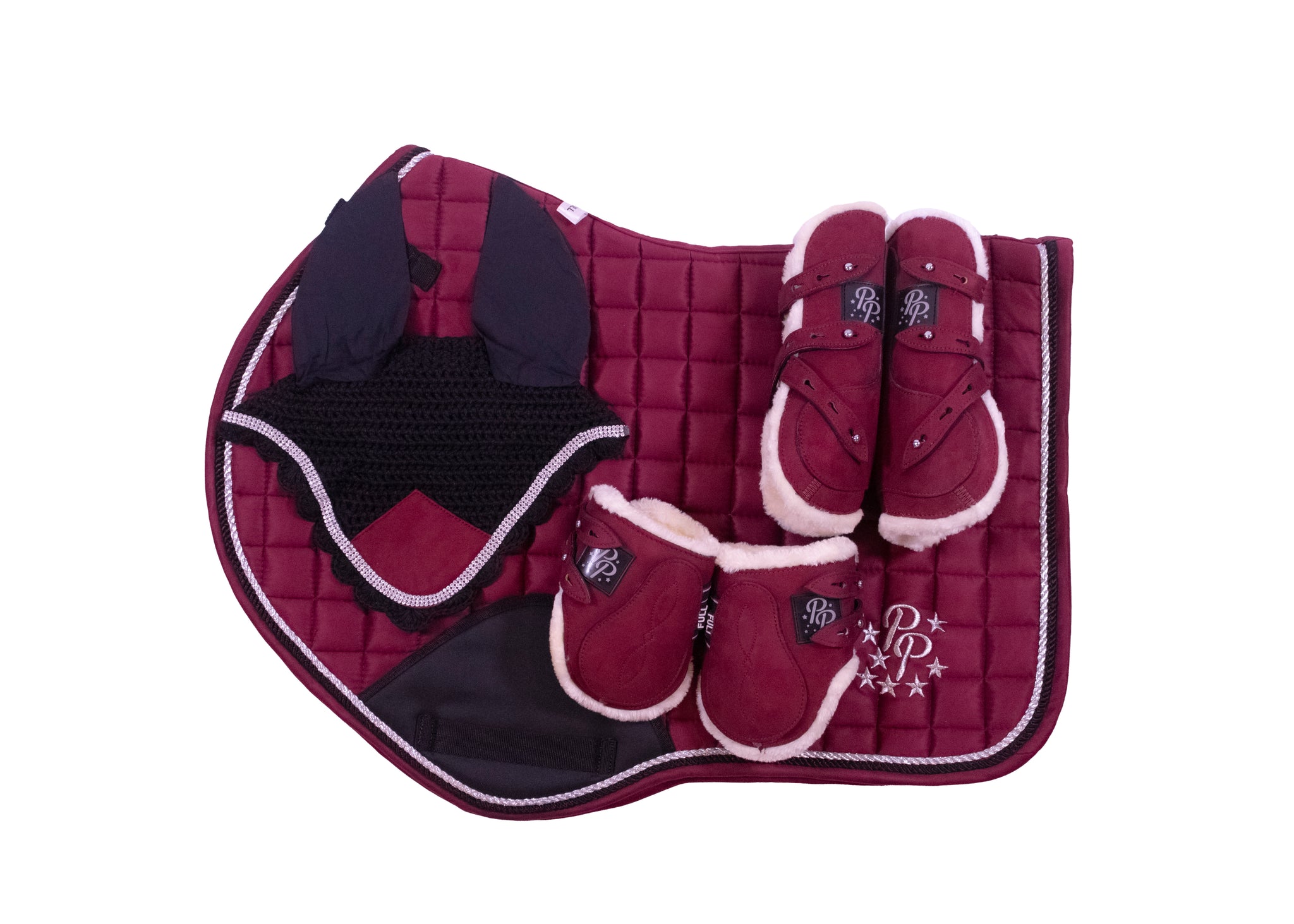 "Merlot" Burgundy Suede Jump Set