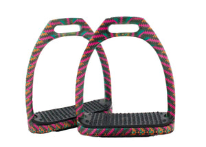 CLEARANCE Patterned Stirrups - Aluminium