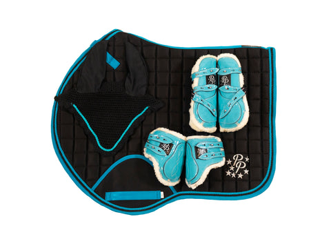 Black/Turquoise Jump Set