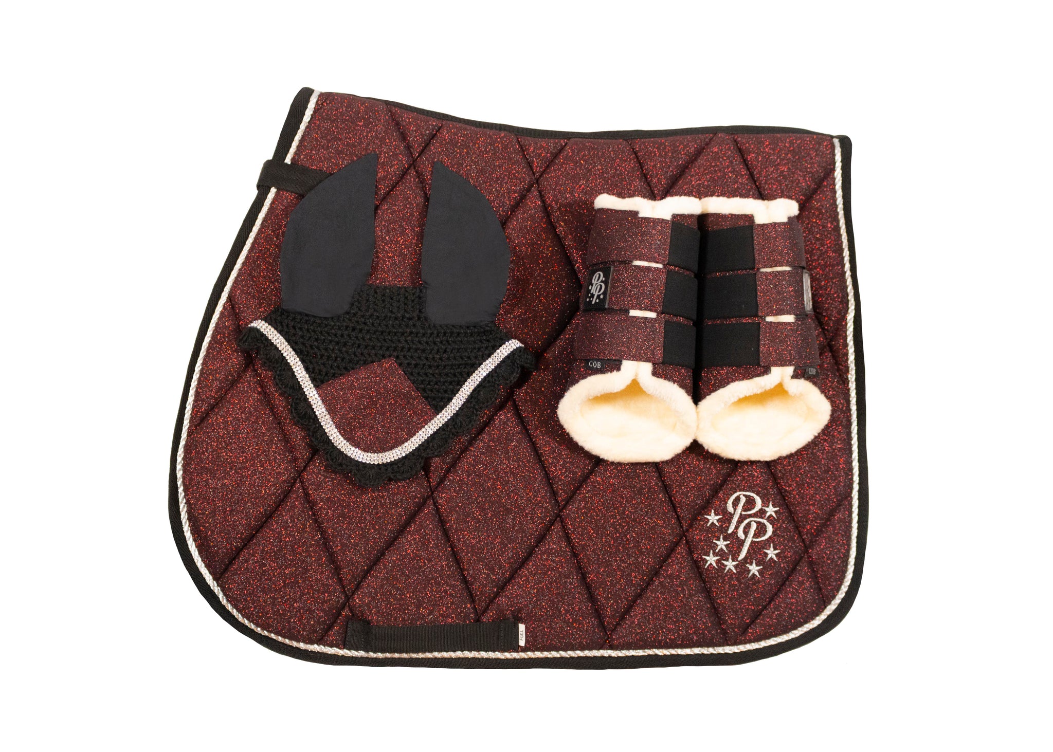 Burgundy Glitter GP Set