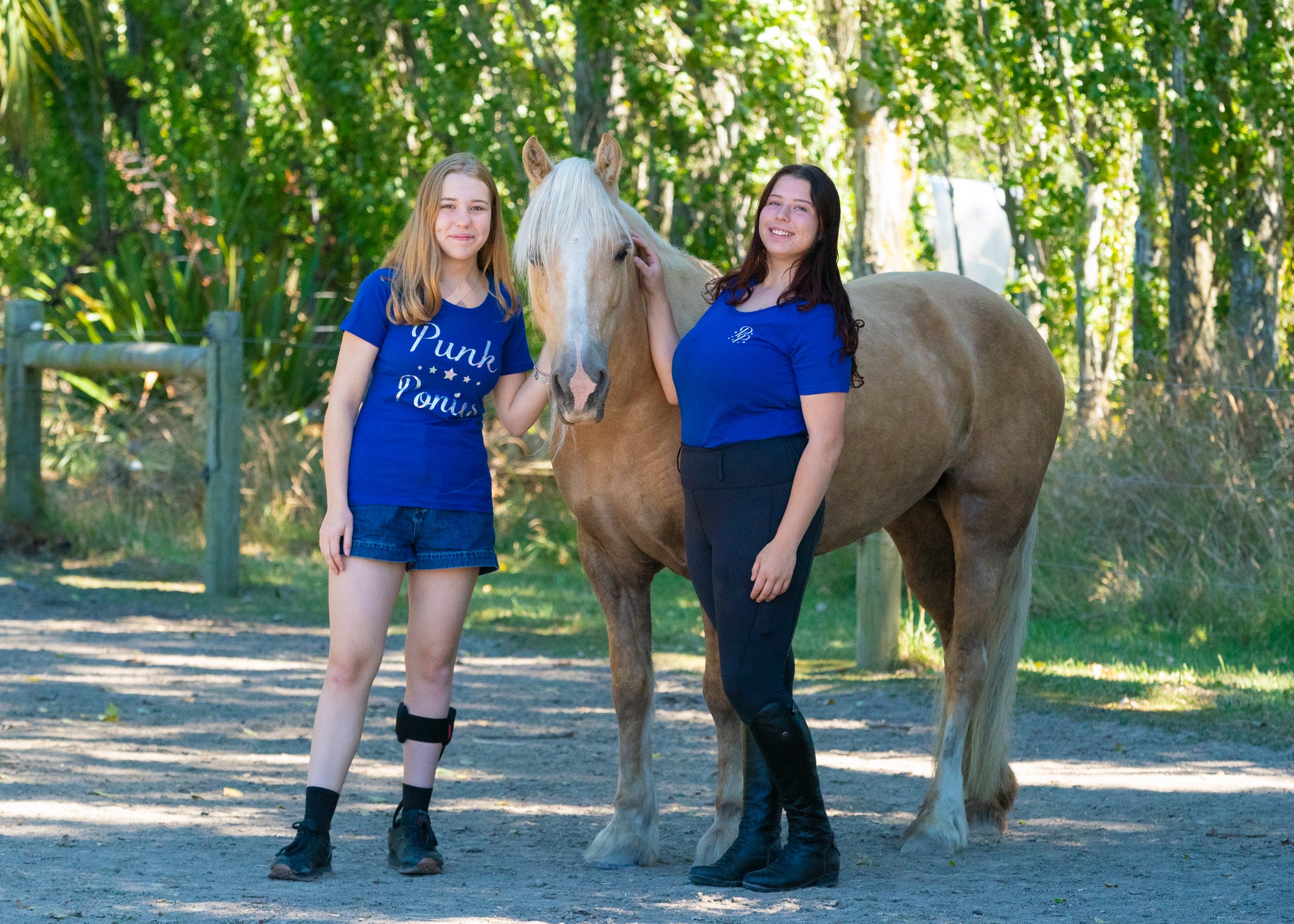 Royal Blue Punk Ponies Shirts