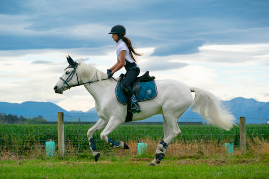 Teal Glitter GP Saddle Pad