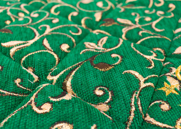 Green Enchanted Saddle Pads - Jump and Dressage Cuts