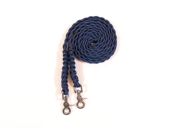 Paracord Reins - Silver Clips