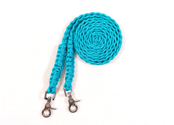 Paracord Reins - Silver Clips