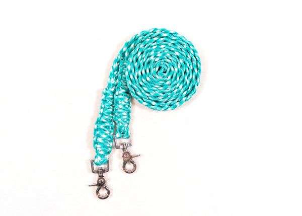 Paracord Reins - Silver Clips