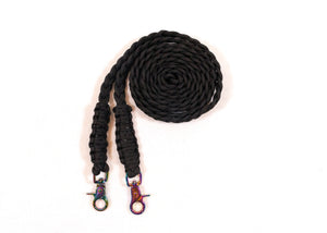 Paracord Reins - Rainbow Clips